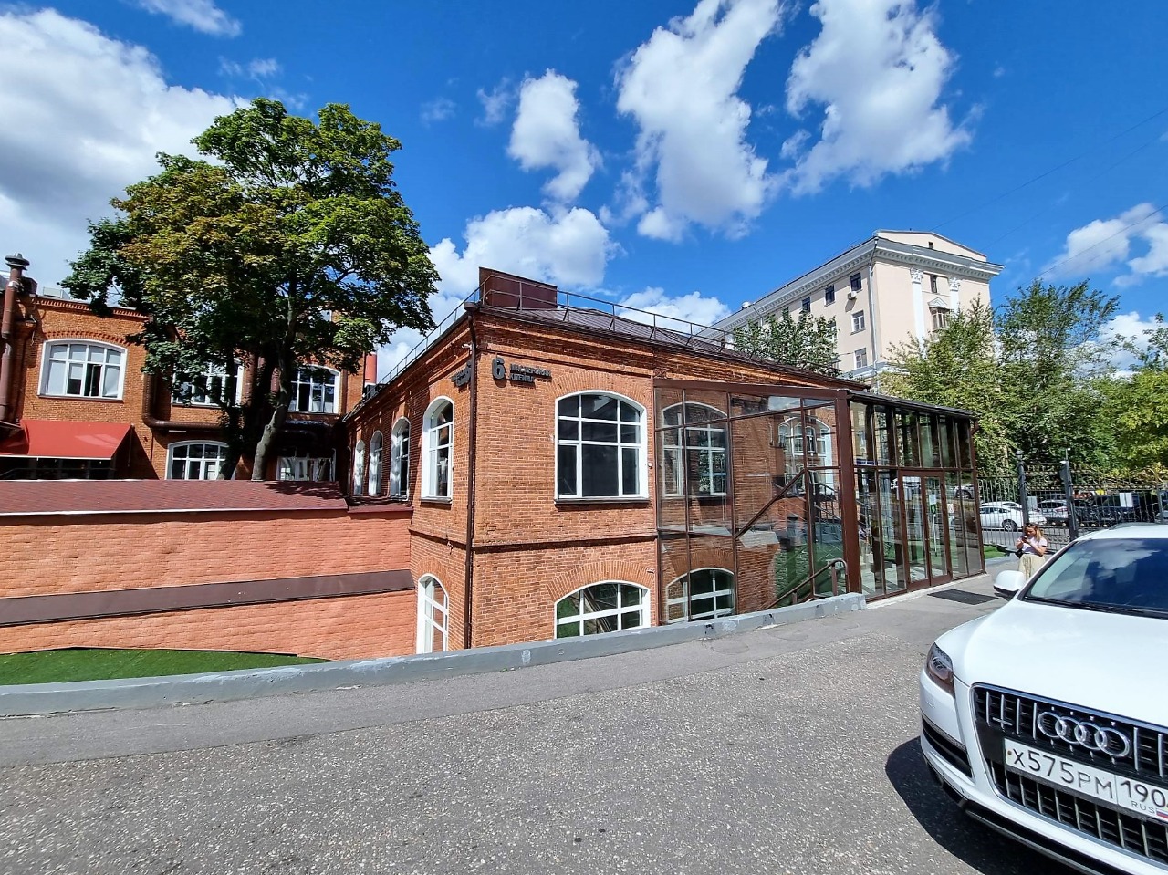 фасад дома, здание по адресу г Москва, Большой Саввинский пер, д 12 стр 6 